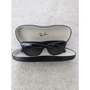 Ray Ban Polarized Sunglasses RB 2132 New Wayfarer 901 Black 55-18 With Case